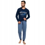 HENDERSON Piżama Męska Długi Rękaw 40034x59