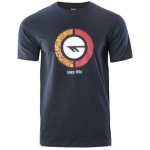 HI-TEC Koszulka Męska T-shirt Bawełniana RAKAN Granatowa