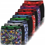 TASTIQ PREMIUM Bokserki Męskie Bawełna Wzorzyste 10 sztuk