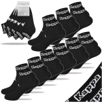 KAPPA Skarpetki Za Kostke Męskie 9 par CZARNE