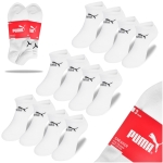 Puma Skarpety Męskie Stopki Sneaker Bawełniane Białe 88749702 6 par