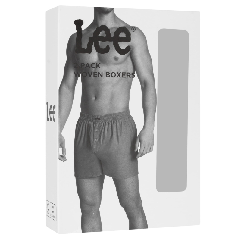 Bokserki męskie LEE 32003 – komplet dwóch sztuk z bawełny