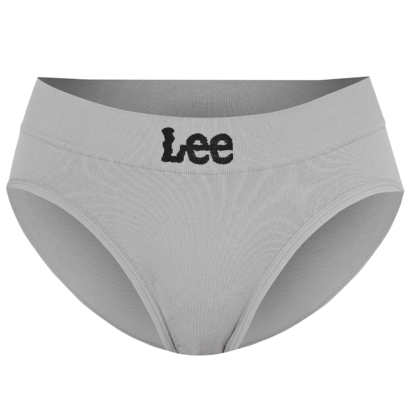 Szare bawełniane figi damskie Lee z logo