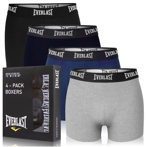 Everlast Bokserki Męskie EV004 Bawełniane 4 sztuki