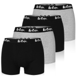 LEE COOPER Bokserki Męskie 9506 4 Sztuki Bawełniane