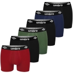 UMBRO Bokserki Męskie Bawełniane Klasyczny Odcień 6 sztuk