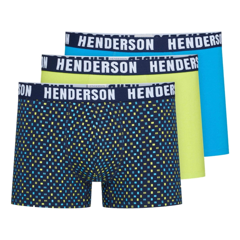 Zestaw bokserek Henderson: wzorzyste i jednokolorowe