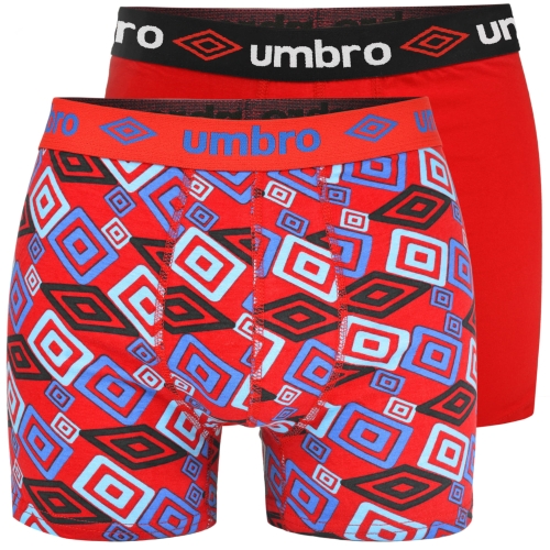 Umbro Bokserki Męskie Bawełniane Kolorowe 2 sztuki 0197 Rozmiar