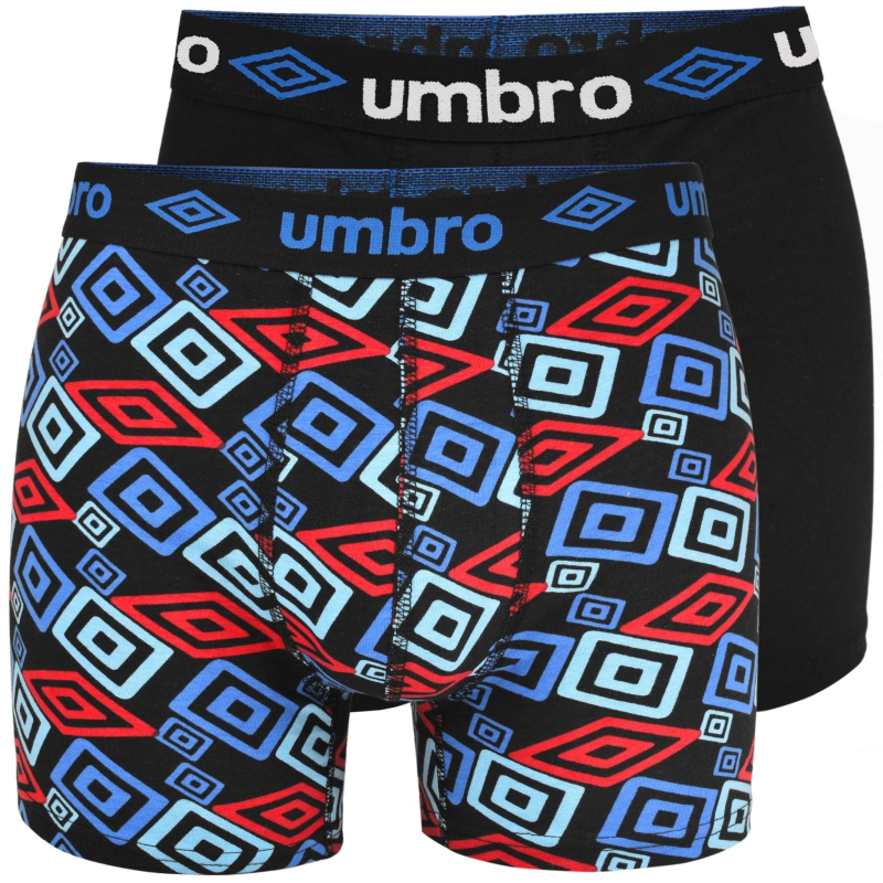 Zestaw 2 bokserek męskich Umbro bawełnianych w kolorowym wydaniu
