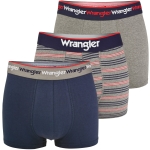 WRANGLER Bokserki Męskie Bawełna 3 sztuki 22149 Paski Rozmiar