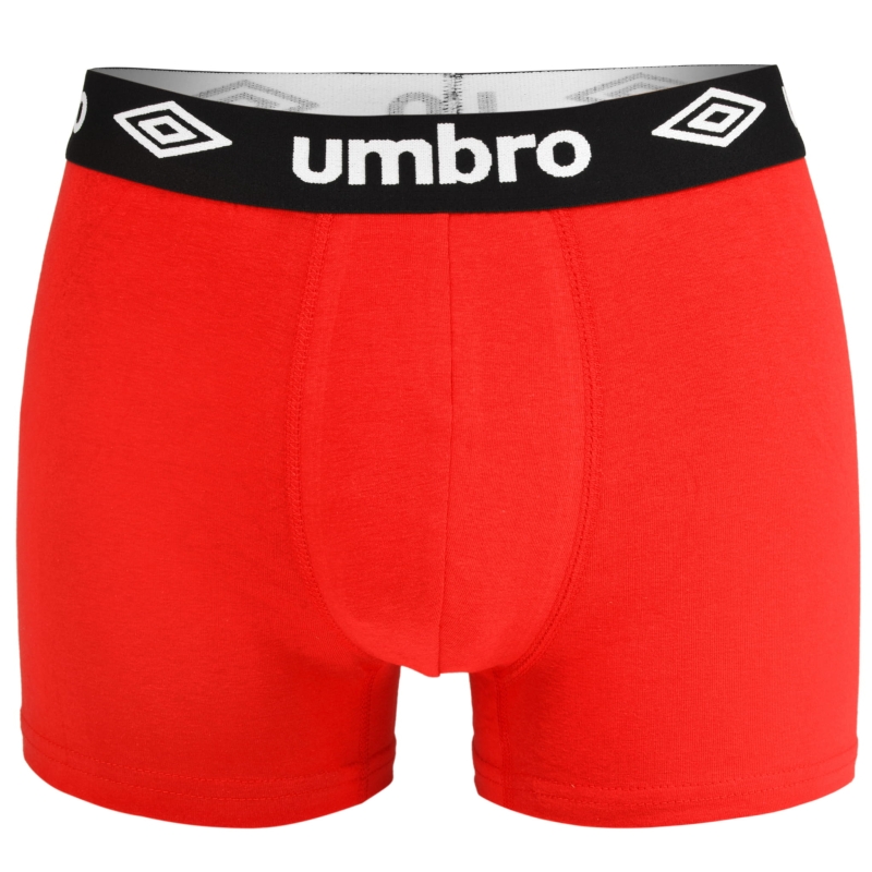 Pojedyncza para bokserek Umbro męskich kolorowych z logo.