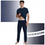 HENDERSON Piżama Męska Krótki Rękaw 40945_59X