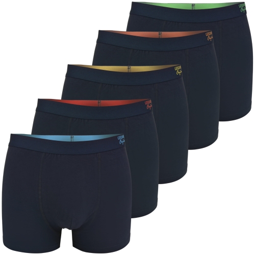 Lee Cooper Bokserki Męskie Bawełniane Granat 5 sztuk
