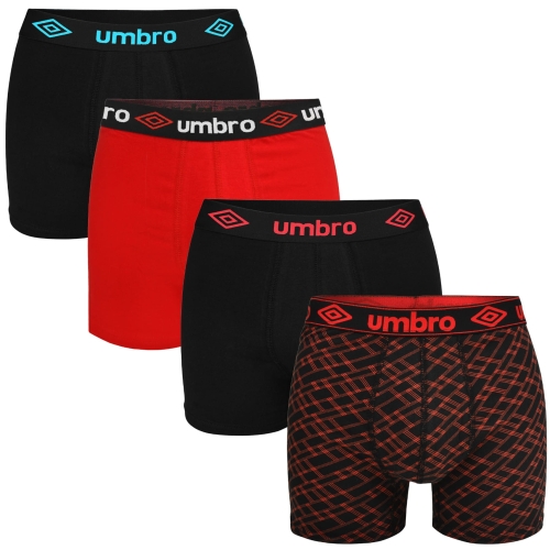 Umbro Bokserki Męskie Bawełniane Zestaw 4 sztuki BM212