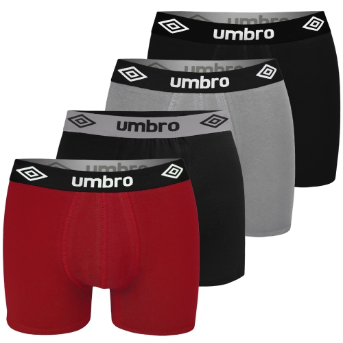 Umbro Bokserki Męskie Bawełniane Zestaw 4 sztuki BM208
