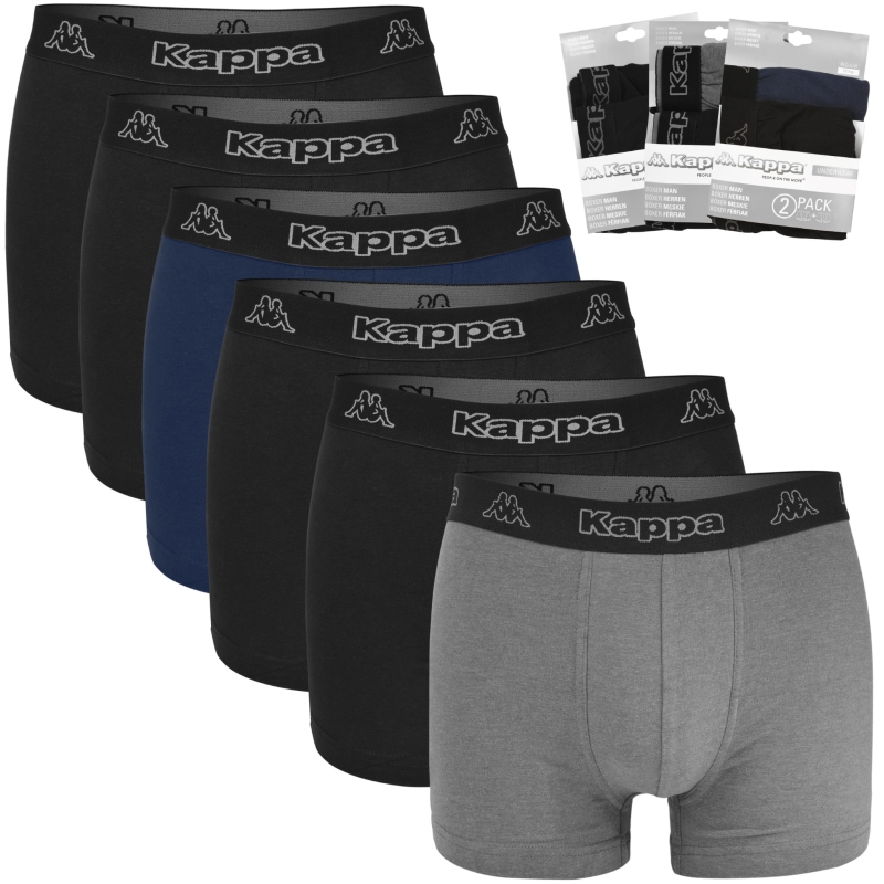 Kappa Bawełniane Bokserki Męskie – Zestaw 6 sztuk 710947