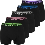 Lee Cooper Bokserki Męskie Bawełniane Czarny Kolor 5 sztuk