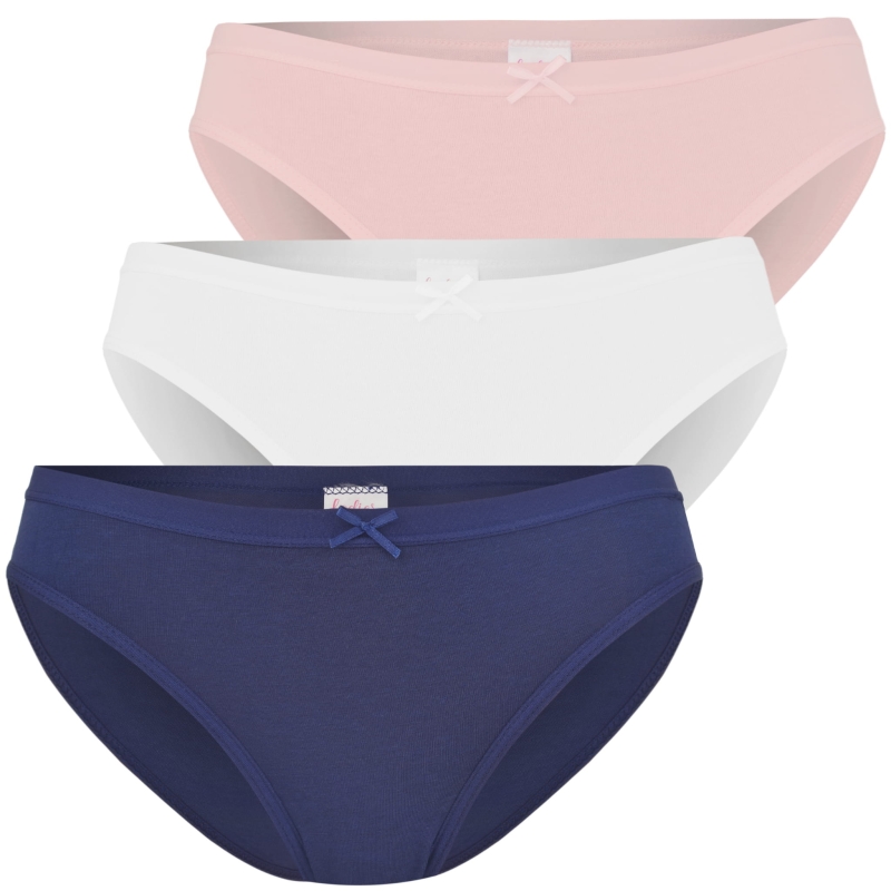 Trójpak damskich kolorowych fig Henderson