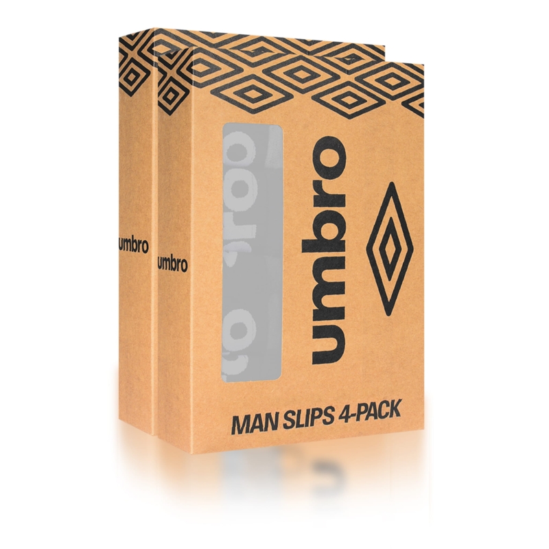 Umbro BM208 – 8 sztuk slipów męskich z oddychającej bawełny, idealne na co dzień