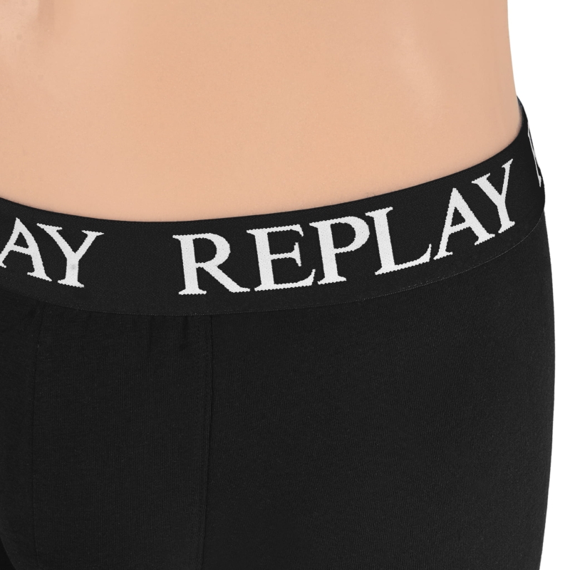 Replay Bokserki Męskie – Bawełna, 6 szt. z Logo BM332