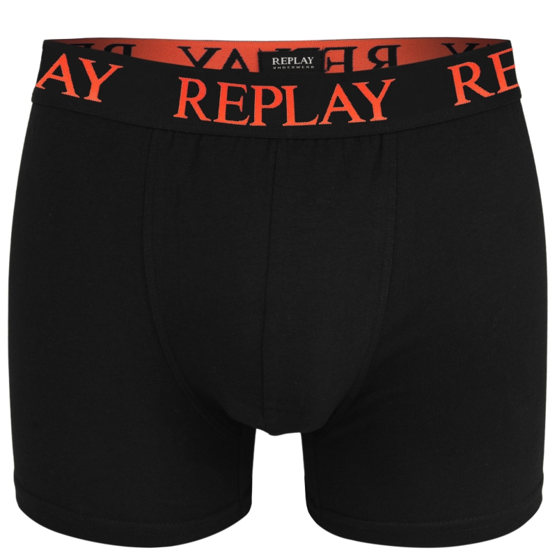 Pas bokserek Replay z charakterystycznym logo.