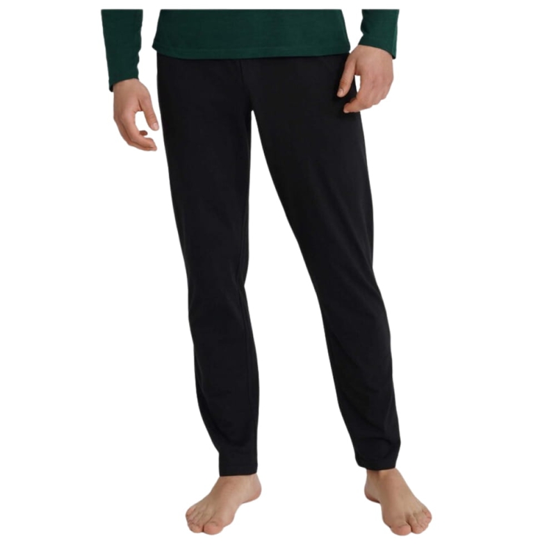 Czarne spodnie od piżamy męskiej Henderson z nogawką