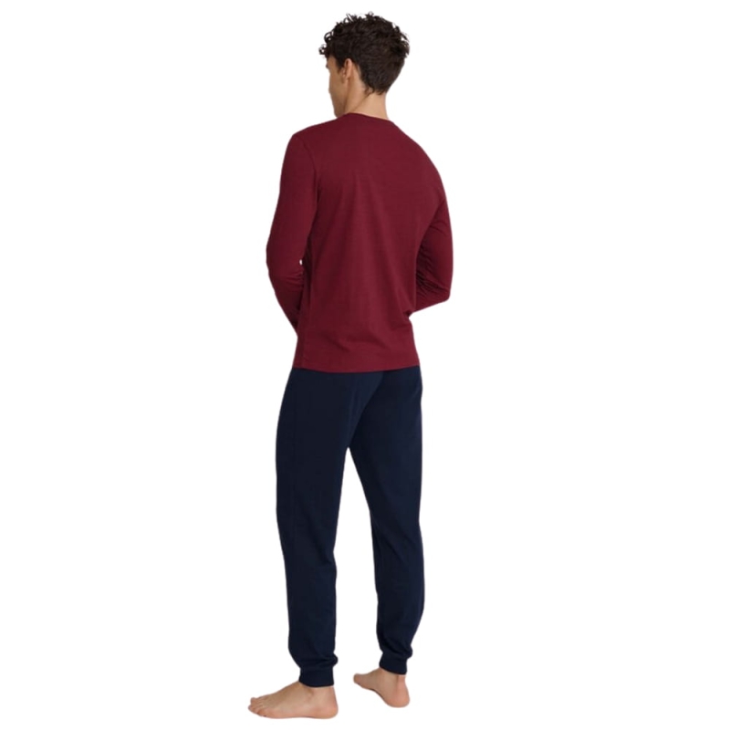 HENDERSON Piżama Męska Długi Rękaw 40954_83X z tyłu Model