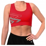 UMBRO Biustonosz Sportowy Damski CZERWONY