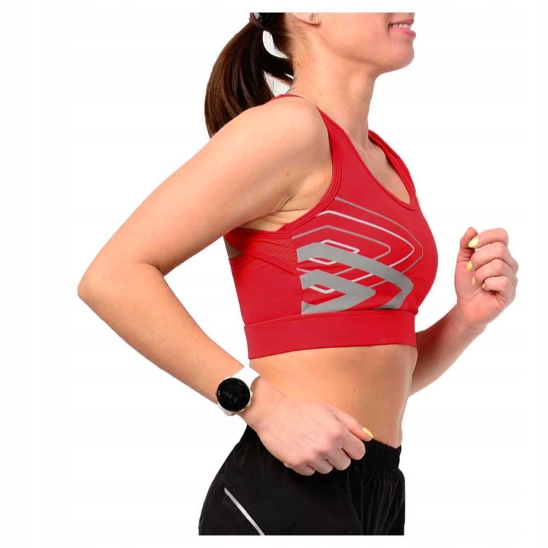 Biegaczka w biustonoszu sportowym damskim UMBRO Model