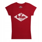 LEE COOPER Koszulka Damska BRENDA RED T-Shirt