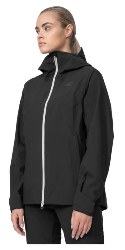 Czarna kurtka damska 4F na zamek