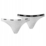 Puma Majtki Damskie Bikini 2szt. Szare