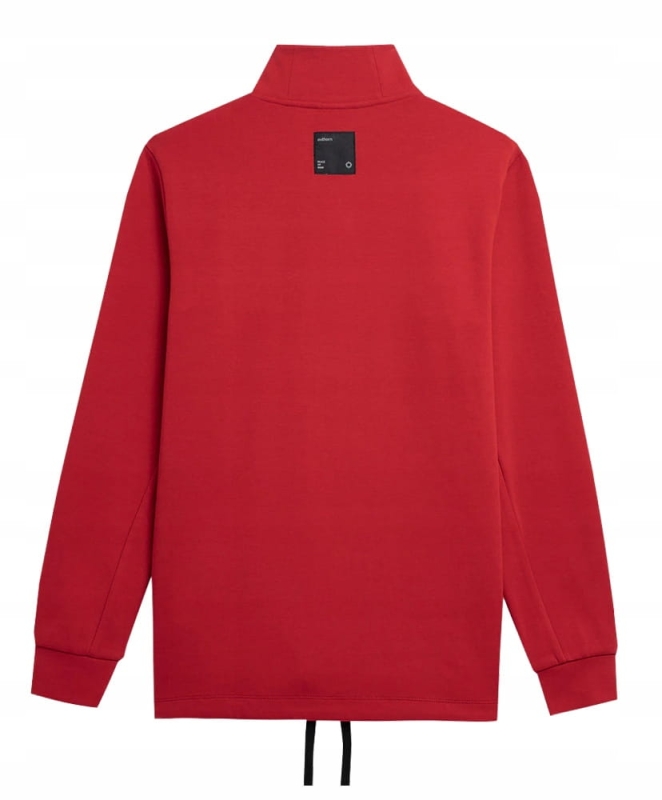 Czerwona bluza męska z półgolfem
