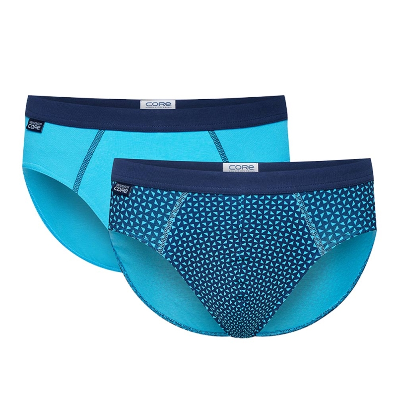 Zestaw 2 slipów męskich Henderson CORE w odcieniach niebieskiego