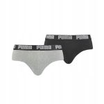 PUMA Slipy Męskie Basic CIEMNY SZARY 2 pary