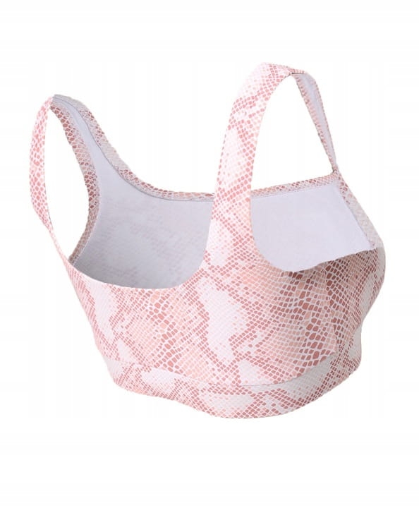 Champion jasno różowe bikini górne damskie dwuczęściowe – ujęcie od tyłu