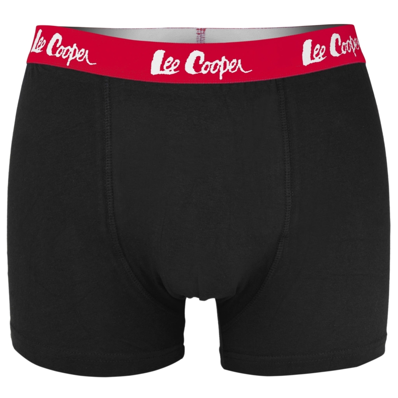 Klasyczne bokserki Lee Cooper w kolorze czarnym, komplet 2 sztuki
