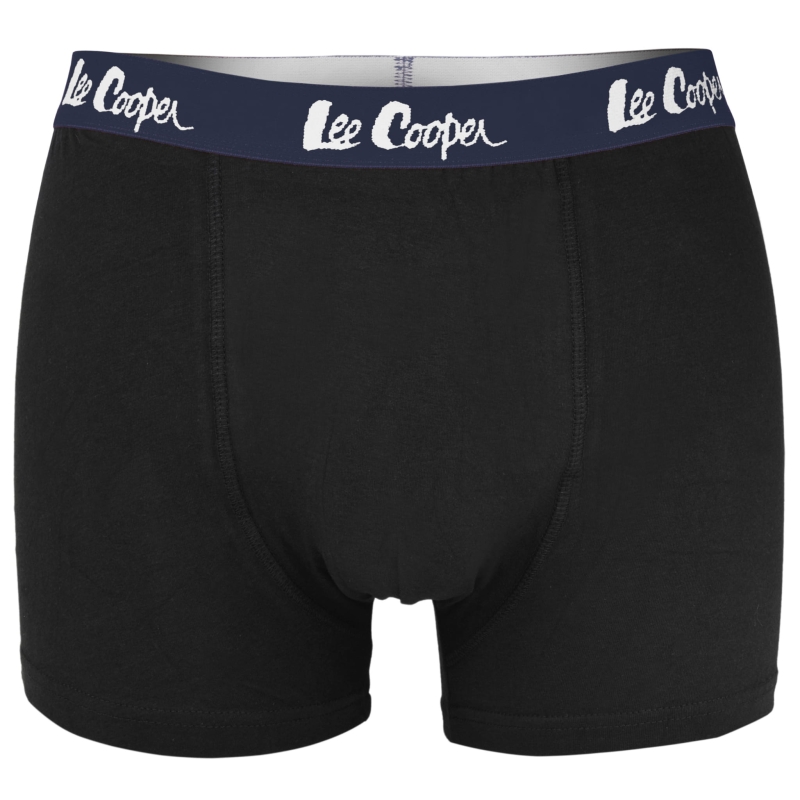 Bokserki Lee Cooper czarne z granatową gumką