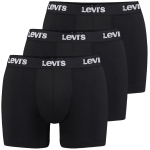 LEVI'S Bokserki Męskie Czarny Bawełna Prezent Dla Chłopaka 3 sztuki