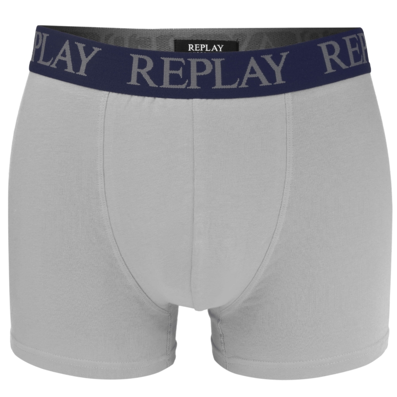 Zestaw bokserek męskich Replay w eleganckim opakowaniu.