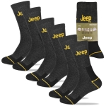 JEEP Wytrzymałe Skarpety Męskie Grey Yellow Bawełna Zestaw 3 Pary