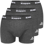 Kappa Bokserki Męskie Zestaw Bawełna 3 sztuki Szare 35143