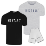 Mustang Zestaw Koszulek Męskich T-shirt Bawełna 2 sztuki 4222