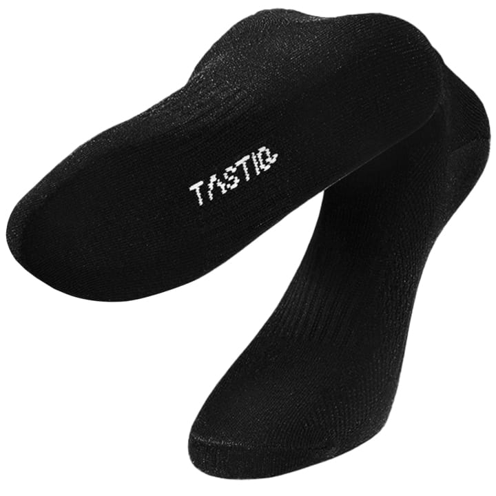 Pojedyncza para czarnych skarpet stopka męska TASTIQ PREMIUM.