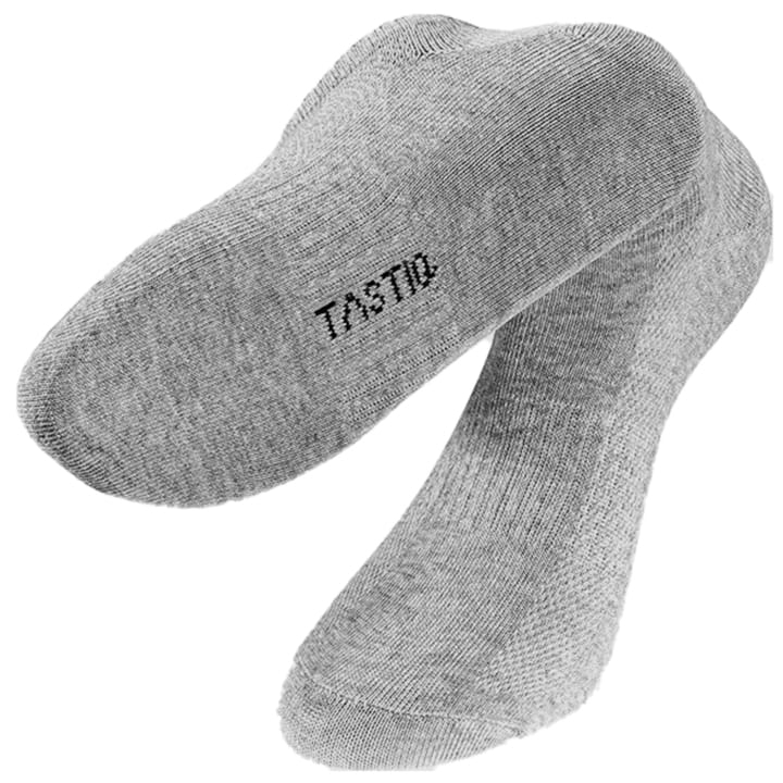 Szara para skarpet męskich TASTIQ PREMIUM – widok z dołu.