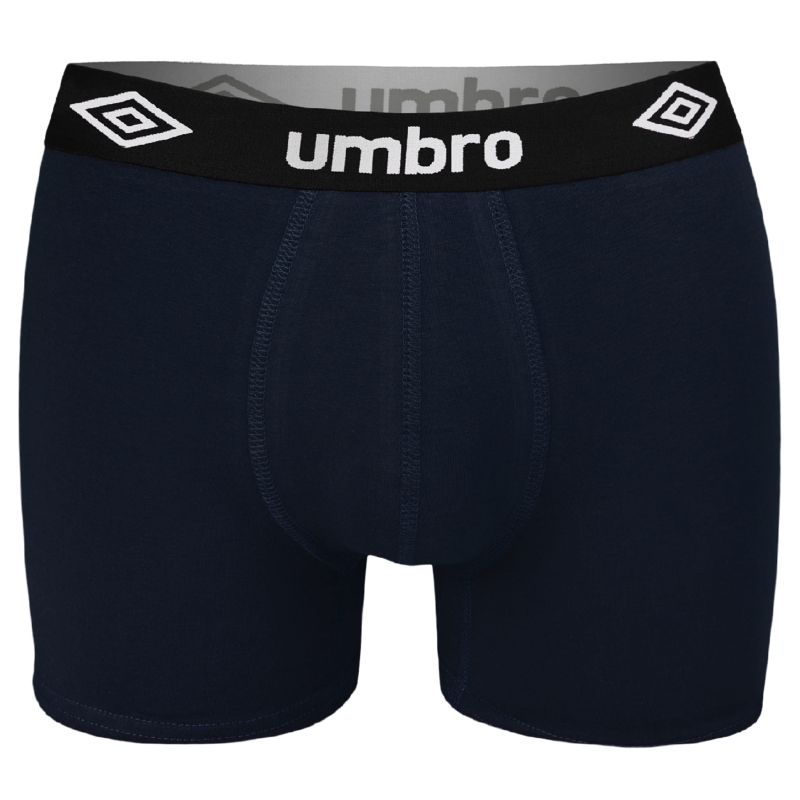 Granatowe bokserki męskie Umbro – klasyczna bielizna sportowa.