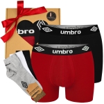 UMBRO Zestaw Bokserki Skarpety Męskie Na Prezent Dla Chłopaka