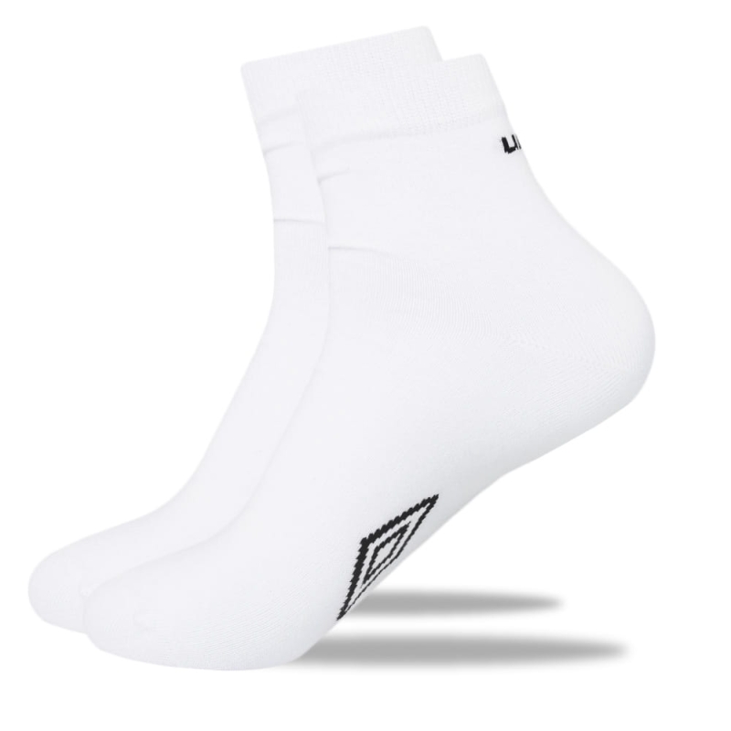 Białe skarpetki sportowe Umbro – komplet 2 sztuk.