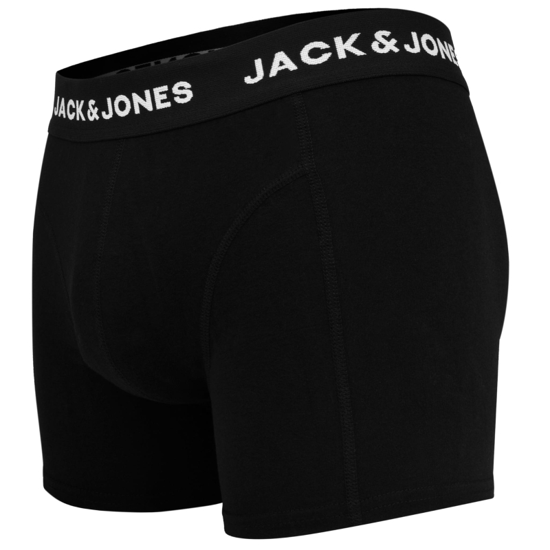 Bokserki męskie JACK&JONES w kolorze czarnym, prezentacja jednej sztuki.