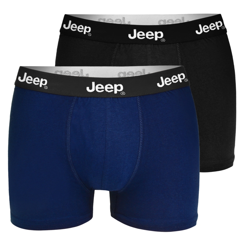 JEEP 4-pak Bokserek Męskich – Bawełna, Ciemne Kolory